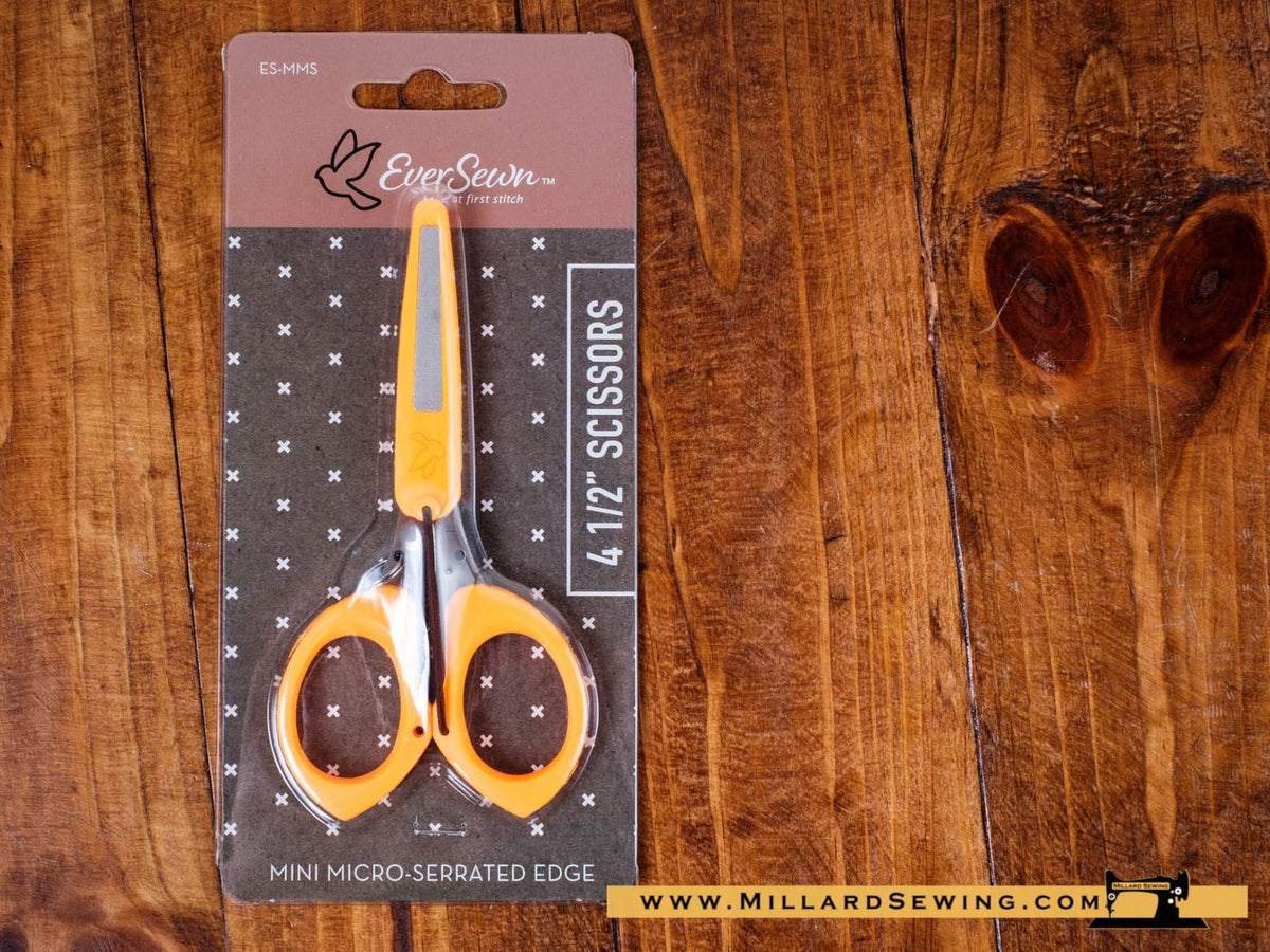 Scissors, 4 1/2” with Micro-serrated Edge