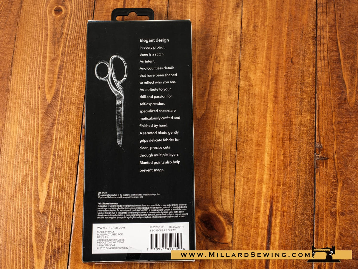 Scissors, 8′′ Knife Edge Dressmaker Shears By Gingher