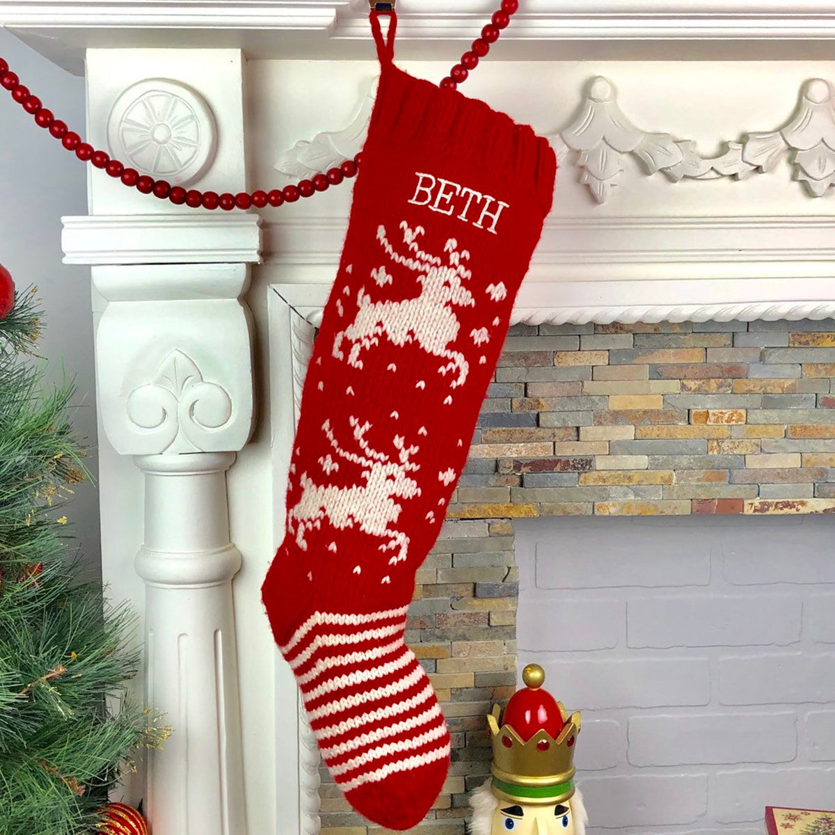 Personalized Christmas Stocking – Custom Name Holiday Stocking