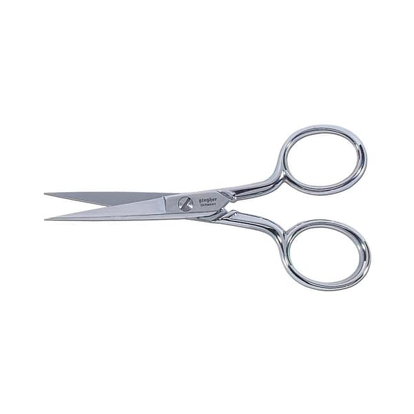Scissors, 4′′ Embroidery w/ Leather Sheath by Gingher
