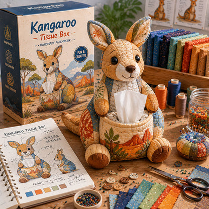 🌴Patchwork Bushland Cozy Collection Tissue Box DIY Kit
