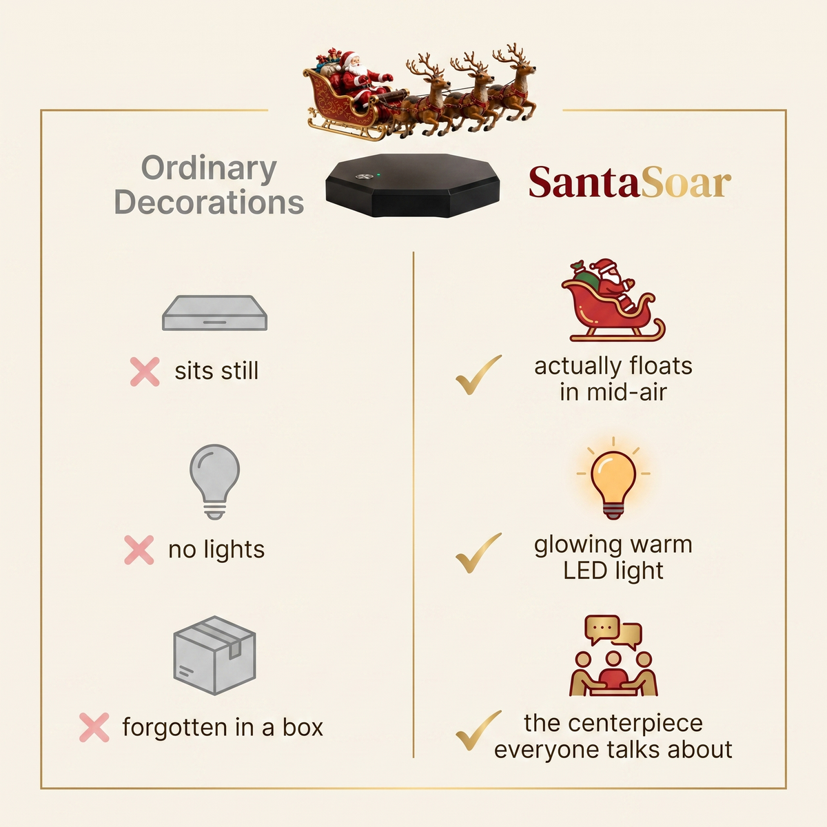 Santa Soar™ — Santa’s Flying Sleigh