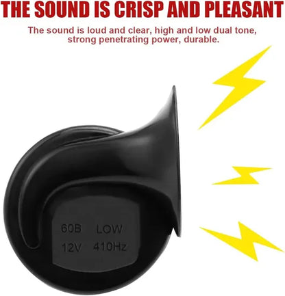 12V Loud Car Horn – Universal Electric Snail Horn for Cars, Trucks, Motorcycles & SUVs