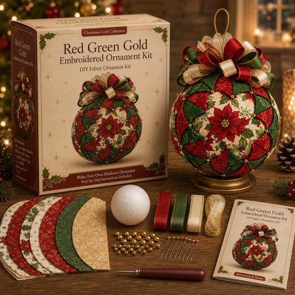 🔥Last Day BUY 3 GET 1 FREE⏳ Last Day 49% OFF – DIY Christmas Patchwork Ornament Kit