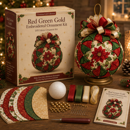 🔥Last Day BUY 3 GET 1 FREE⏳ Last Day 49% OFF – DIY Christmas Patchwork Ornament Kit