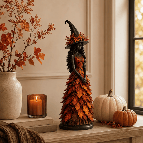 📦 Free Shipping🧙‍♀️Enchanted Autumn Witch Figurine