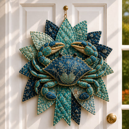 ⏳ Last Day 49% OFF – 🌊 Coastal Quilted Ocean Wreath DIY Sewing Kit