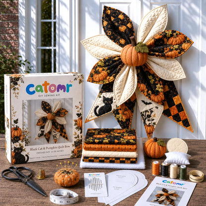 🎁✨Last Day 55% OFF- Large Patchwork Bow Sewing Kit (Beginner-Friendly)