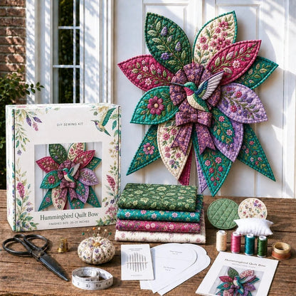 DIY Quilted Animal Door Hanging Sewing Kit