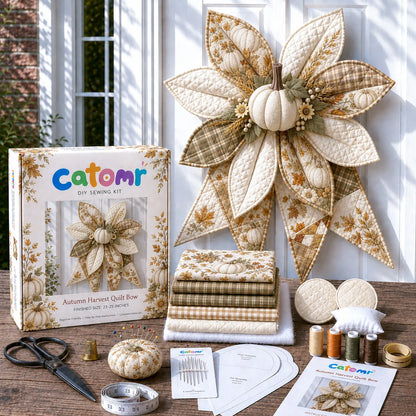 🎁✨Last Day 55% OFF- Large Patchwork Bow Sewing Kit (Beginner-Friendly)