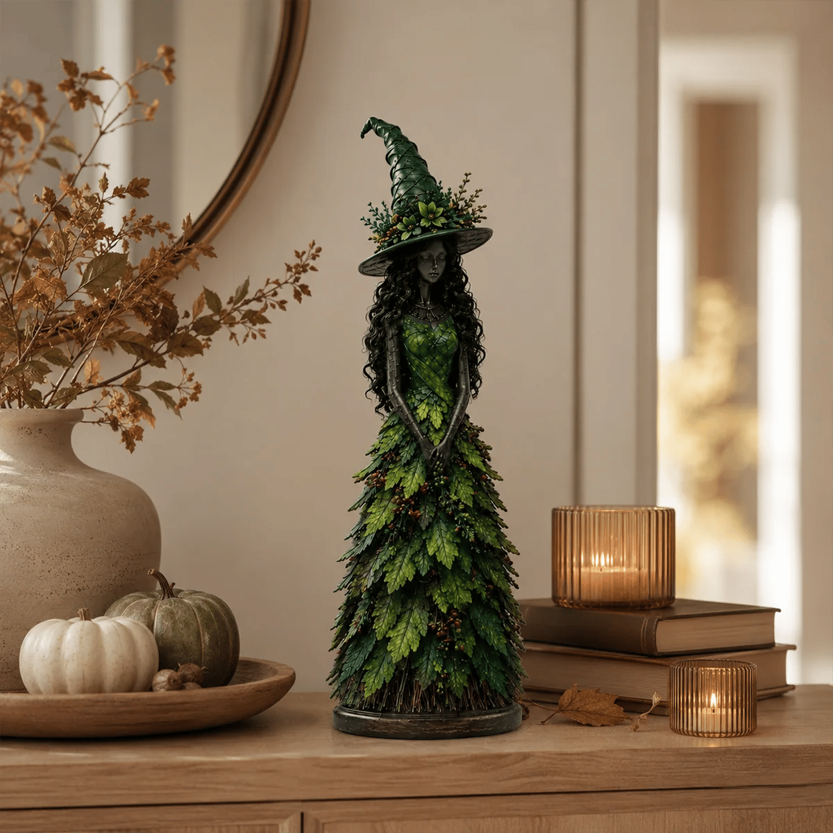 📦 Free Shipping🧙‍♀️Enchanted Autumn Witch Figurine