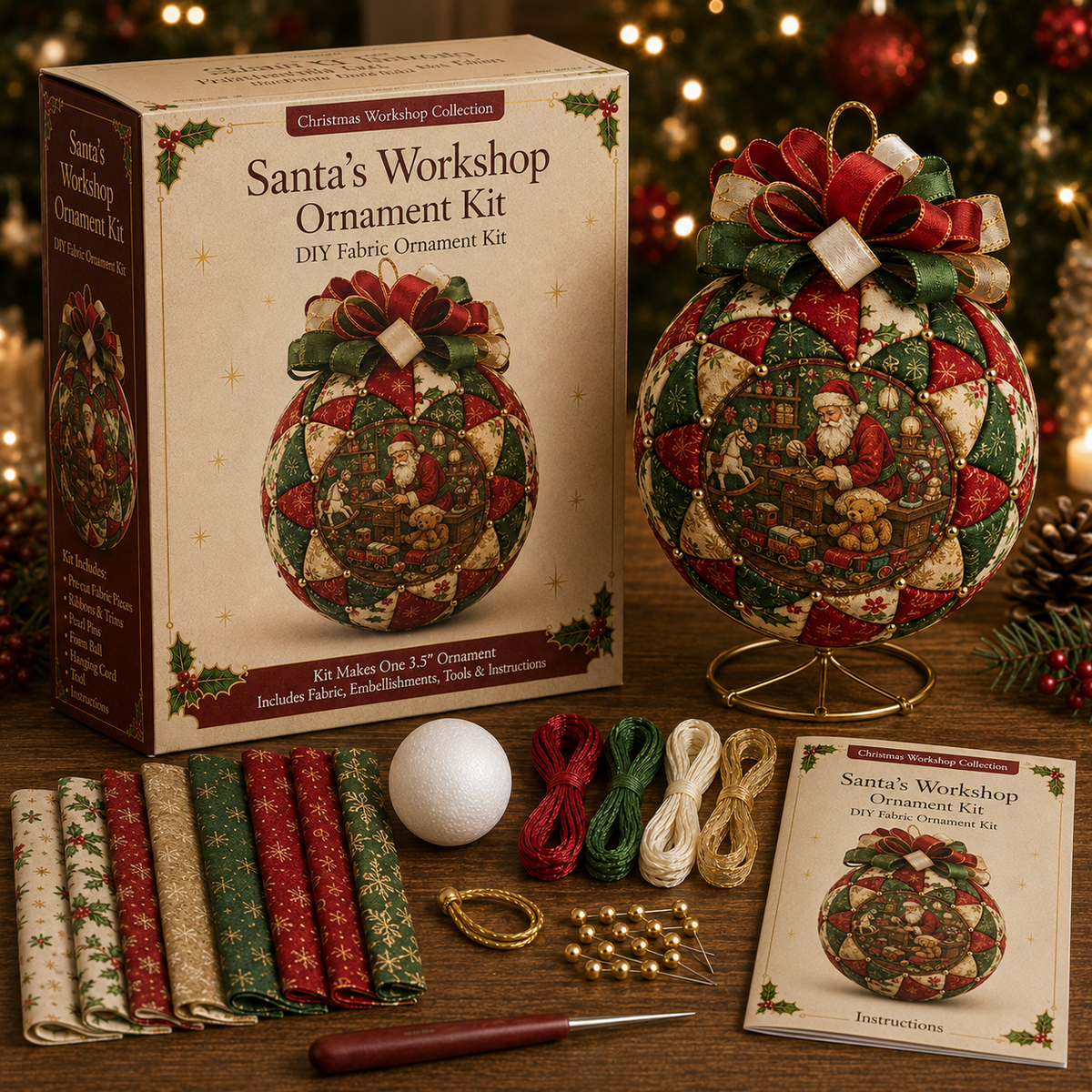 🔥Last Day BUY 3 GET 1 FREE⏳ Last Day 49% OFF – DIY Christmas Patchwork Ornament Kit