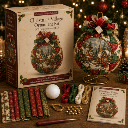 🔥Last Day BUY 3 GET 1 FREE⏳ Last Day 49% OFF – DIY Christmas Patchwork Ornament Kit
