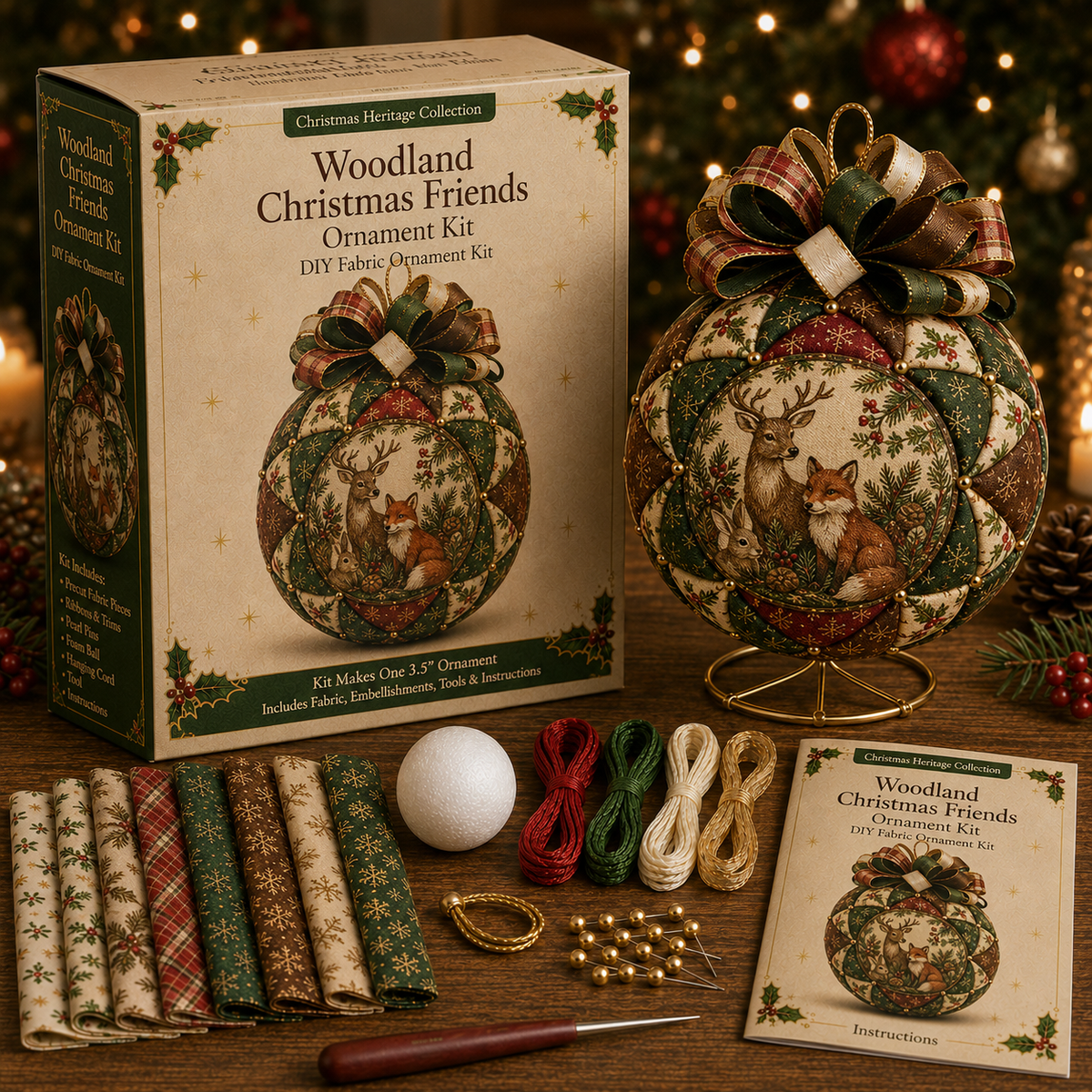 🔥Last Day BUY 3 GET 1 FREE⏳ Last Day 49% OFF – DIY Christmas Patchwork Ornament Kit