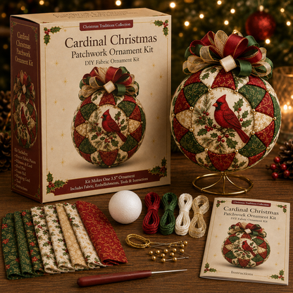 🔥Last Day BUY 3 GET 1 FREE⏳ Last Day 49% OFF – DIY Christmas Patchwork Ornament Kit