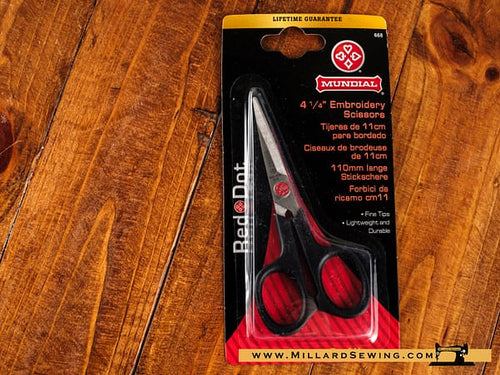 Scissors, 4.25′′ Embroidery Scissors by Mundial