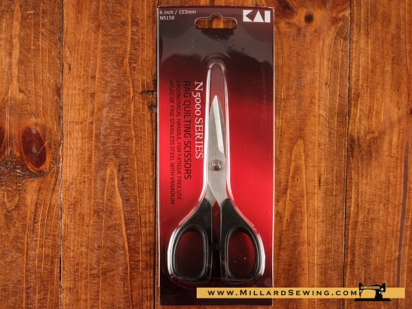 Scissors, 6′′ Rag Quilt Scissors by Kai