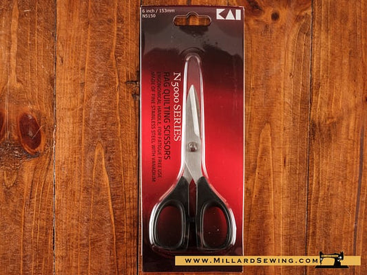 Scissors, 6′′ Rag Quilt Scissors by Kai