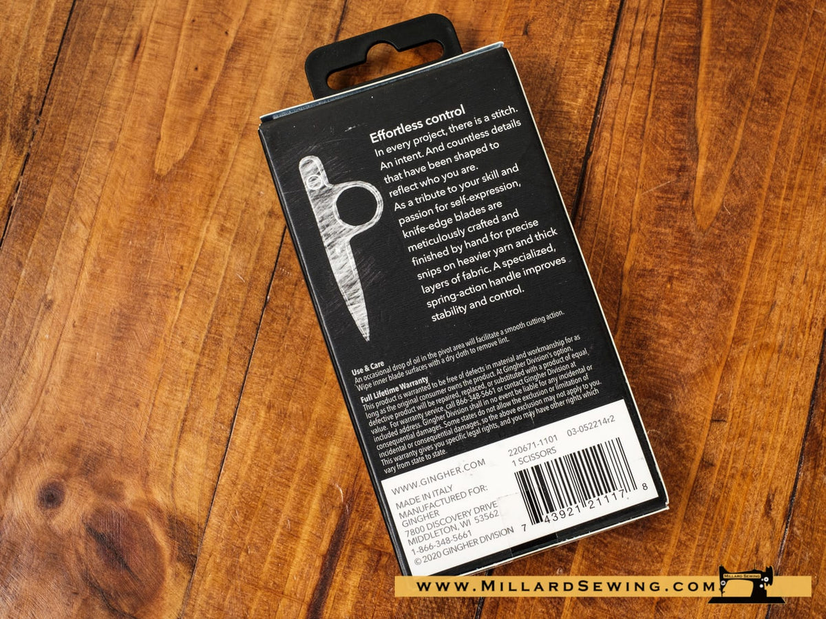 Scissors, 4.5′′ Thread Snips By Gingher