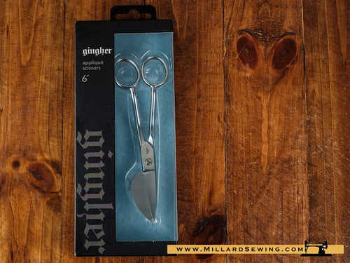 Scissors, 6′′ Applique with Knife Edge by Gingher