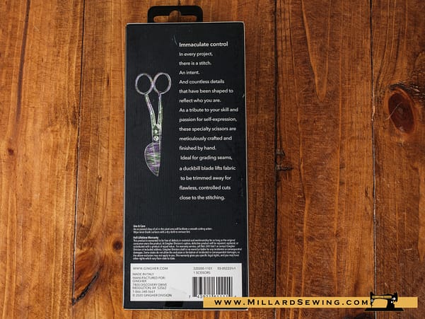 Scissors, 6′′ Applique with Knife Edge by Gingher