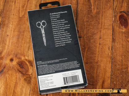 Scissors, 5′′ Knife Edge With Leather Sheath by Gingher
