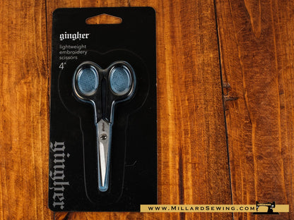 Scissors, 4′′ Embroidery Lightweight Series by Gingher