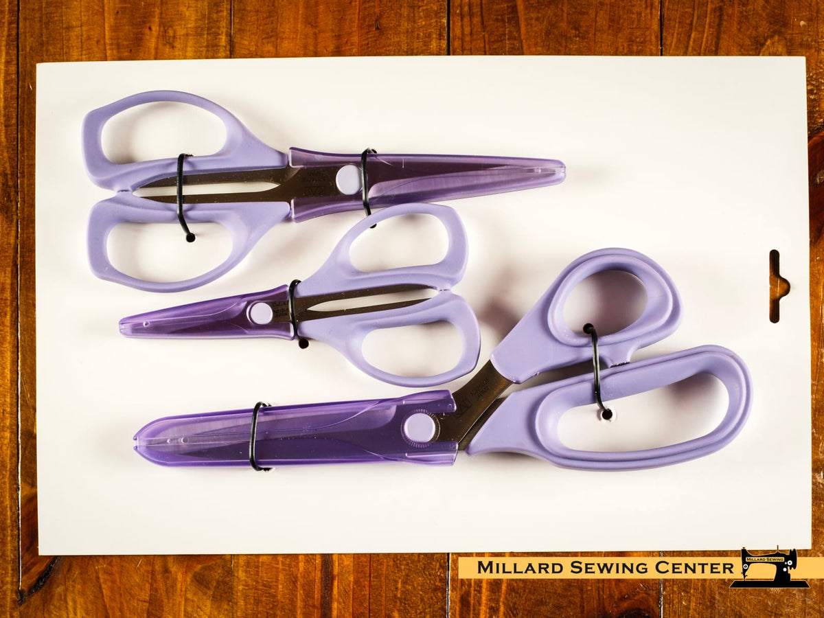 Scissors, 4.5′′-8′′ Micro-Serrated Patchwork Scissors by Kai