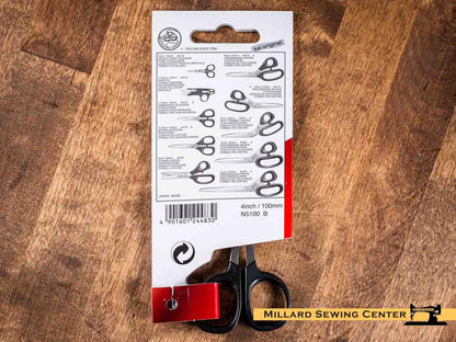 Scissors, 4′′ Bent Handle Needlecraft Scissors by Kai