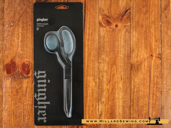 Scissors, 8′′ Bent Trimmers, Featherweight Series by Gingher