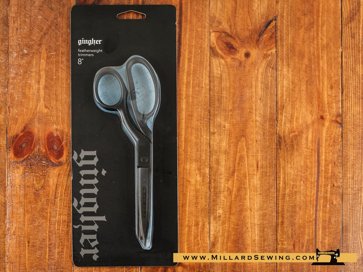 Scissors, 8′′ Bent Trimmers, Featherweight Series by Gingher