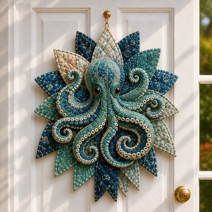 ⏳ Last Day 49% OFF – 🌊 Coastal Quilted Ocean Wreath DIY Sewing Kit