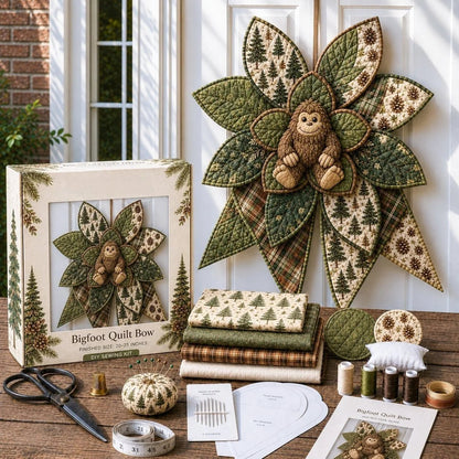 DIY Quilted Animal Door Hanging Sewing Kit