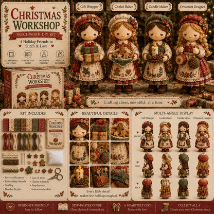 🎁Last Day Buy 2 Save 10%🧵 Tiny Worlds Collection – Patchwork DIY Kit Series