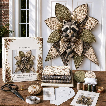 DIY Quilted Animal Door Hanging Sewing Kit