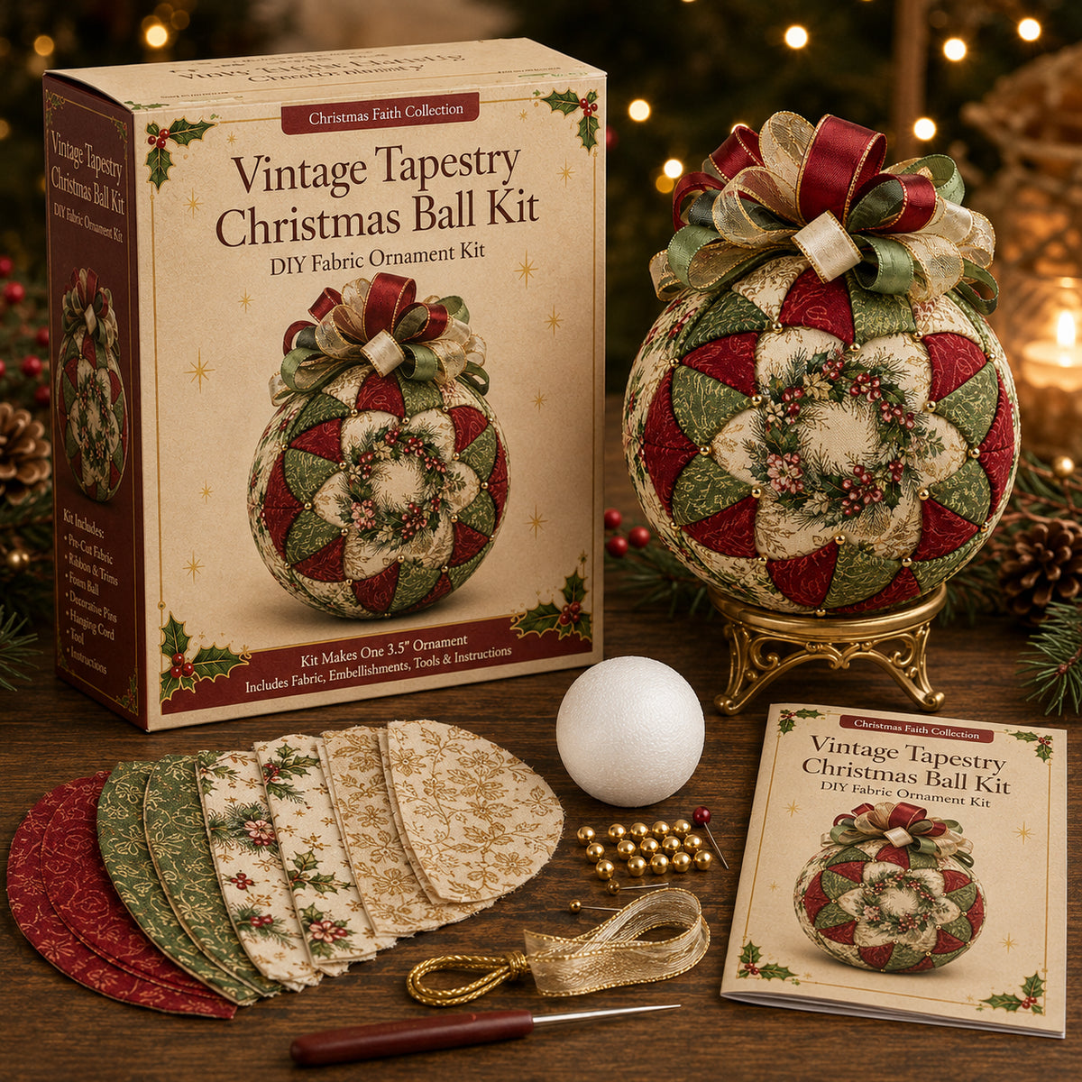 🔥Last Day BUY 3 GET 1 FREE⏳ Last Day 49% OFF – DIY Christmas Patchwork Ornament Kit