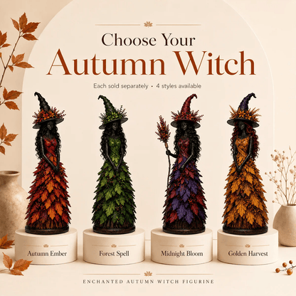 📦 Free Shipping🧙‍♀️Enchanted Autumn Witch Figurine
