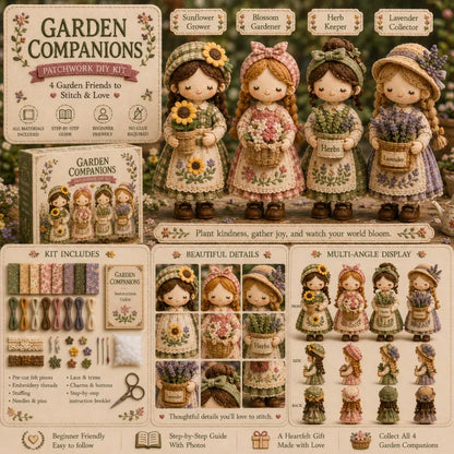 🎁Last Day Buy 2 Save 10%🧵 Tiny Worlds Collection – Patchwork DIY Kit Series