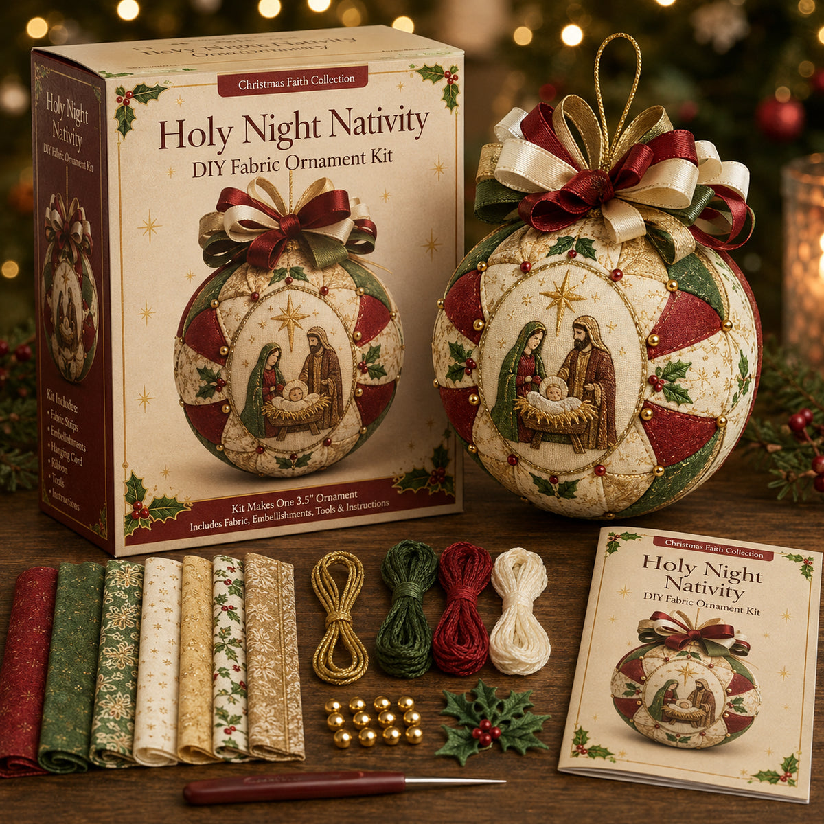 🔥Last Day BUY 3 GET 1 FREE⏳ Last Day 49% OFF – DIY Christmas Patchwork Ornament Kit