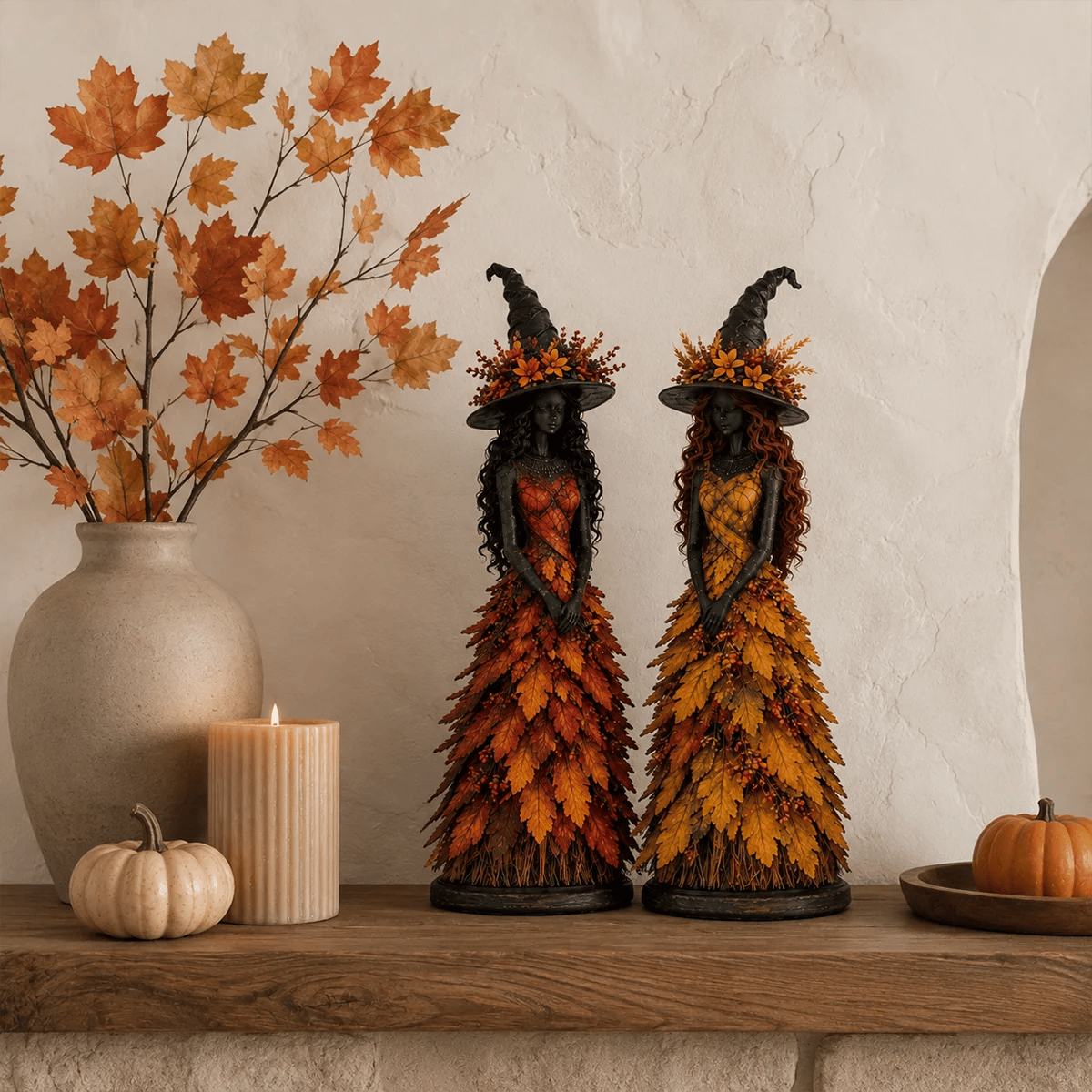 📦 Free Shipping🧙‍♀️Enchanted Autumn Witch Figurine