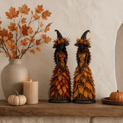 📦 Free Shipping🧙‍♀️Enchanted Autumn Witch Figurine
