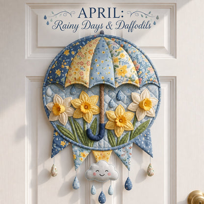 12-Month Themed Quilted Door Hanger Sewing Kit | Beginner-Friendly DIY with Fabrics & Instructions
