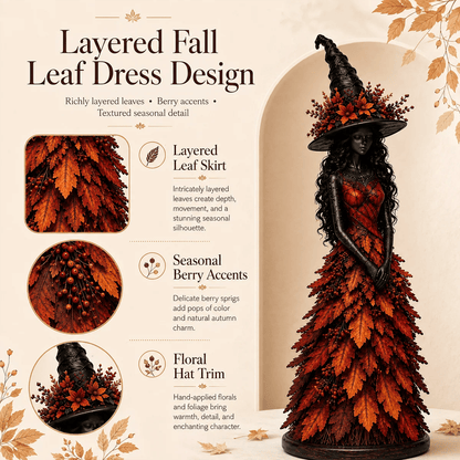 📦 Free Shipping🧙‍♀️Enchanted Autumn Witch Figurine
