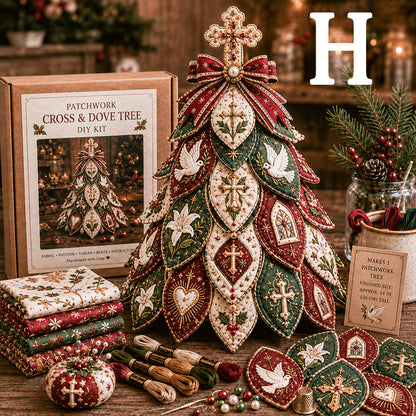 🔥49% Off Last Day ✝️ Religious-Themed Beaded & Quilted Christmas Tree DIY Kit
