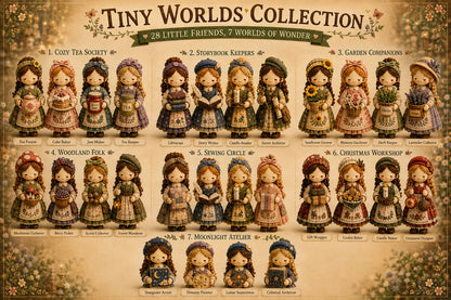 🎁Last Day Buy 2 Save 10%🧵 Tiny Worlds Collection – Patchwork DIY Kit Series