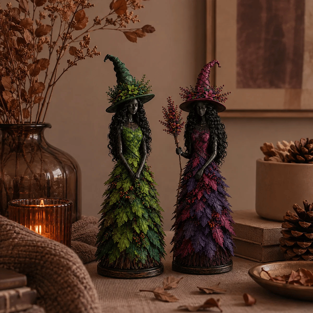 📦 Free Shipping🧙‍♀️Enchanted Autumn Witch Figurine