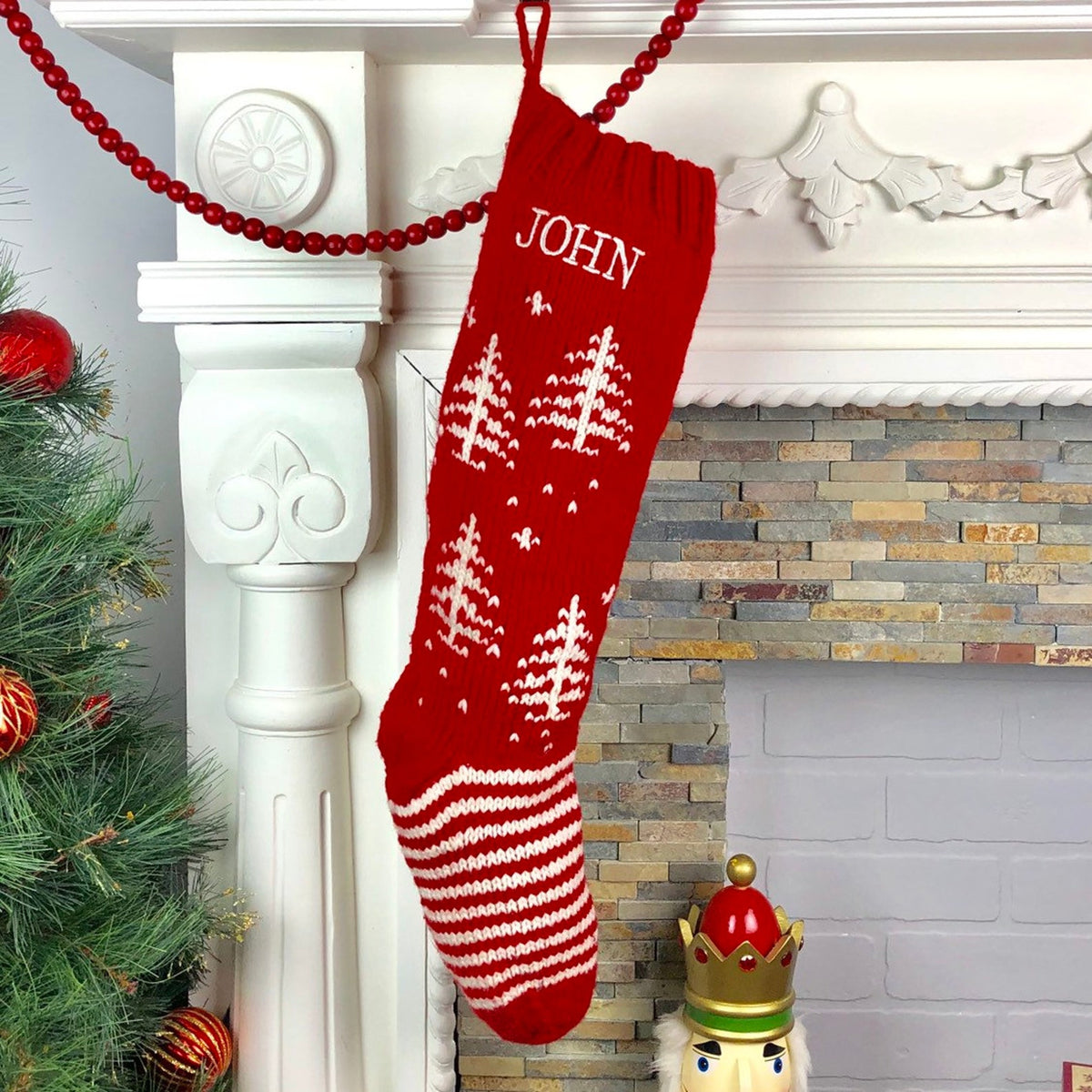Personalized Christmas Stocking – Custom Name Holiday Stocking