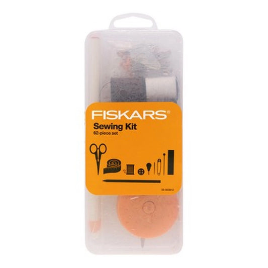 Fiskars Sewing Survival Kit - 62 Piece Travel Size Essentials