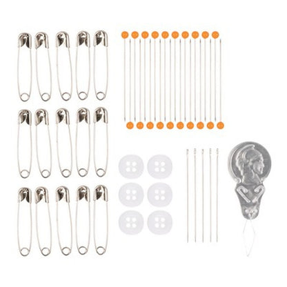 Fiskars Sewing Survival Kit - 62 Piece Travel Size Essentials